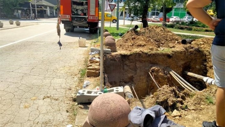 Požar u rekonstrukciji plinovoda: Teško su ozlijeđeni radnik i vatrogasac