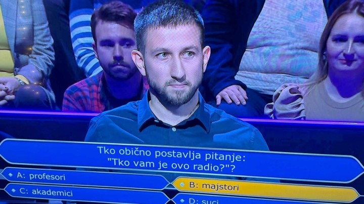 Kako se hrvatska bauštela našla u najpopularnijem hrvatskom kvizu