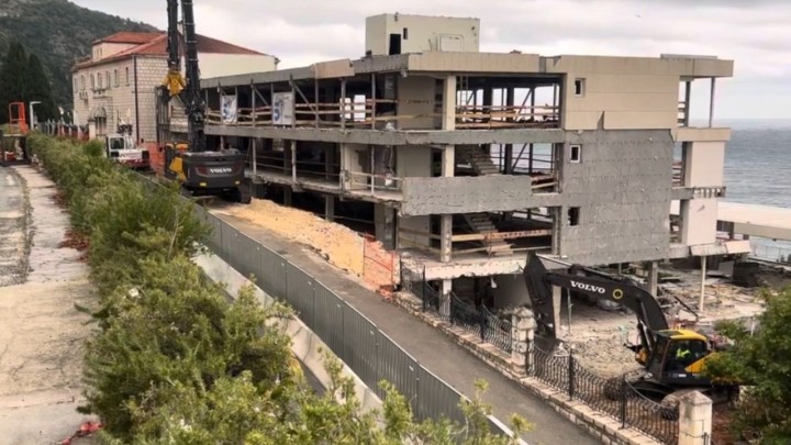 Foto: Bageri ruše kultni dubrovački hotela 'Argentina'