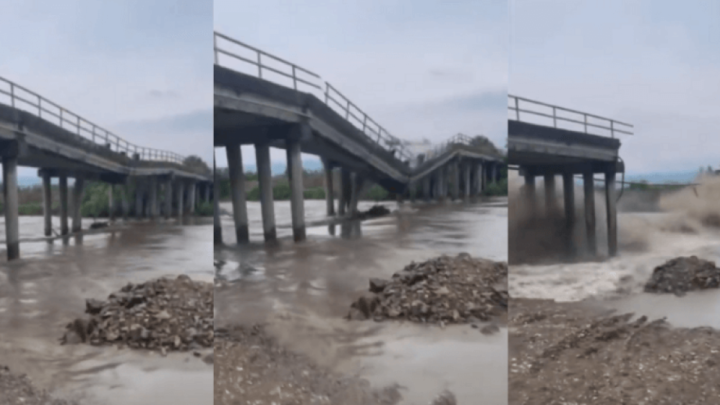 Video: U susjednoj zemlji srušio se most, doslovno ga je voda odnijela