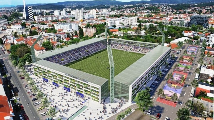 FOTOGALERIJA: Rekonstrukcija stadiona u Kranjčevićevoj - imat će 12 tisuća mjesta, koristit će ga i Dinamo