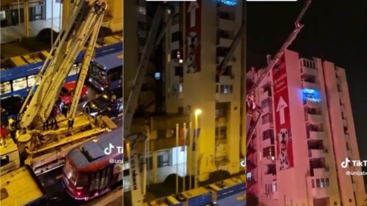 [VIDEO] Ludnica na ulicama nakon prolaska Vatrenih u polufinale: Slavlje upotpunila i pumpa za beton