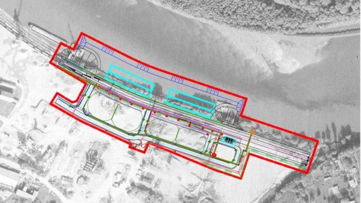 Gradi se terminal za pretovar rasutih tereta u riječnoj luci Osijek: Osigurano 160,5 milijuna kuna