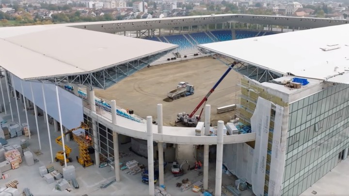 [VIDEO] Još malo pa gotovo: Pogledajte kako izgleda najmoderniji stadion u Hrvatskoj
