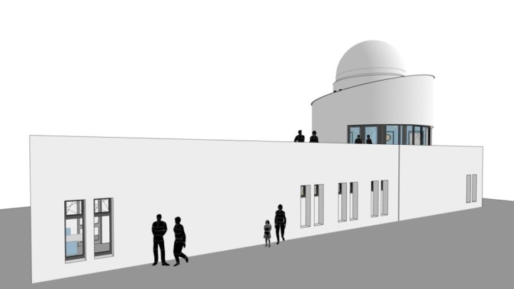 Križevci gledaju u svemir: Na buduću zvjezdarnicu postavljena golema kupola