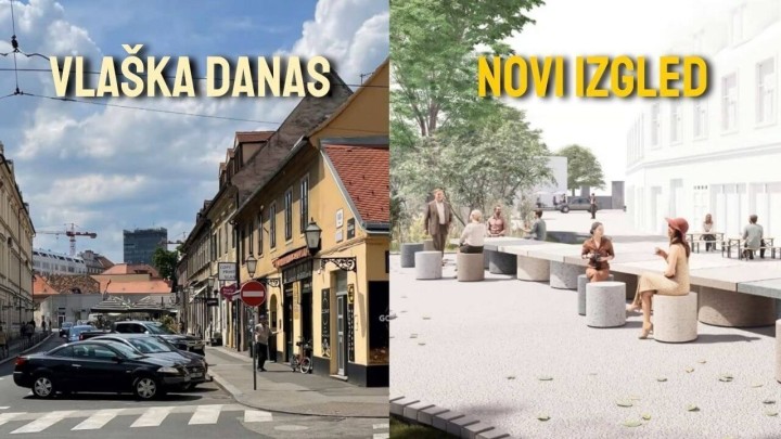 [VIDEO] Stara Vlaška postaje pješačka! Bit će postavljene žardinjere s magnolijama i divljim trešnjama