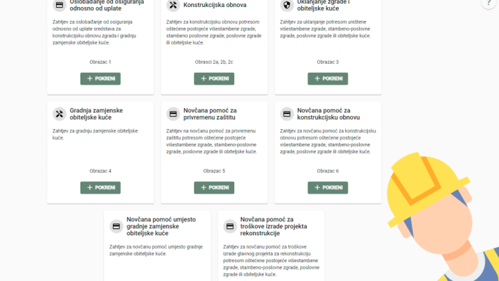 Predaja zahtjeva preko sustava eObnova biti će privremeno nedostupna