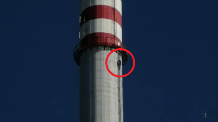 Nevjerojatan prizor na jednoj od najviših građevina u Hrvatskoj. Intervenirala policija