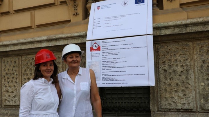 Započela obnova Palače Prister: Kraj cjelovite obnove predviđen je za 2026. godinu