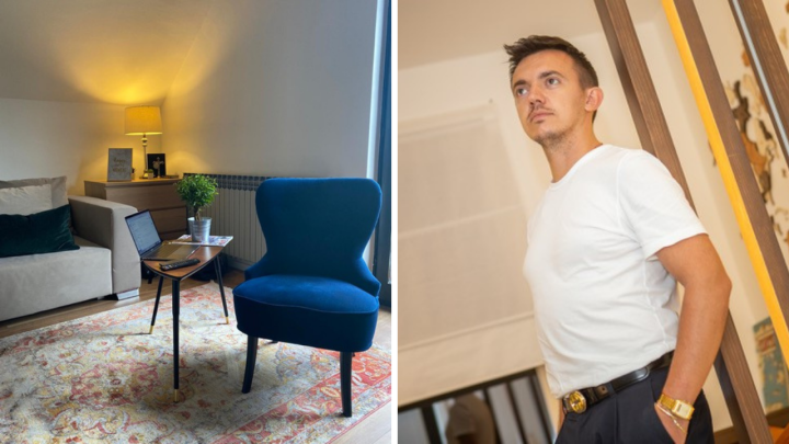 Bio bez posla, a onda otvorio firmu za dizajn interijera: Sve je počelo nakon što je preuredio roditeljsku kuću oštećenu u potresu