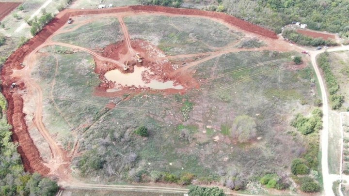 Gradilište iz zraka: Iskopano 16.650 kubika materijala za retenciju koja znači život