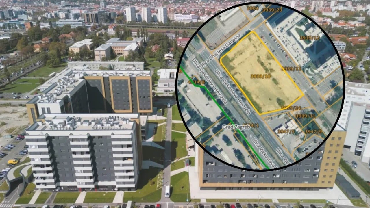 Velika promjena uz Heinzelovu: Na zapuštenoj parceli niče 13 etaža, a stiže i nova cesta