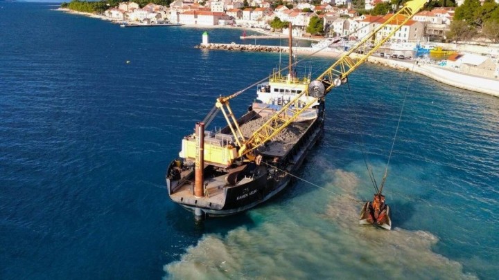 Galerija gradilišta: Ovako izgleda dogradnje luke na najvećem dalmatinskom otoku