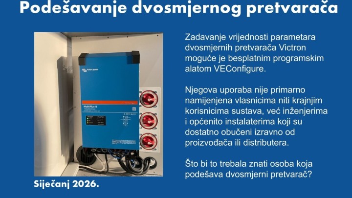 Podešavanje dvosmjernog pretvarača