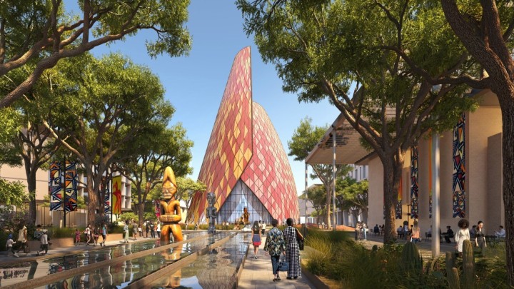 Gradi se afrički aerotropolis uz Atlanski ocean: Šareni grad u gradu sa 3 'kvarta' i zelenom petljom