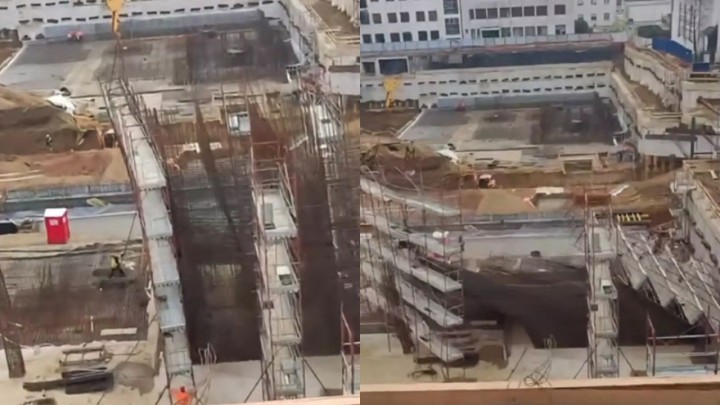 Video: Urušila se velika skela na gradilištu zagrebačke bolnice!
