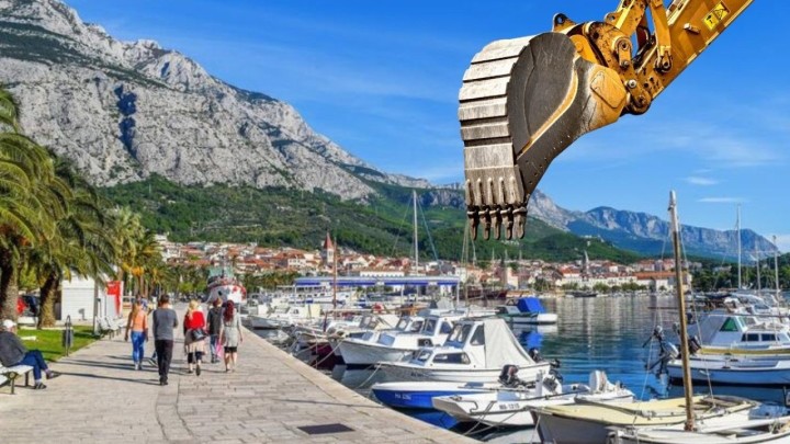 Poznata dalmatinska riva opet će postati gradilište: Prije godinu i pol zasjala je u novom ruhu, a sada novi radovi