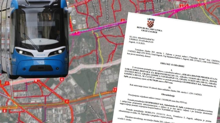 Produžetak Vukovarske: Grad je naručio izradu projekta, a sad traže i drugi - ima preklapanja