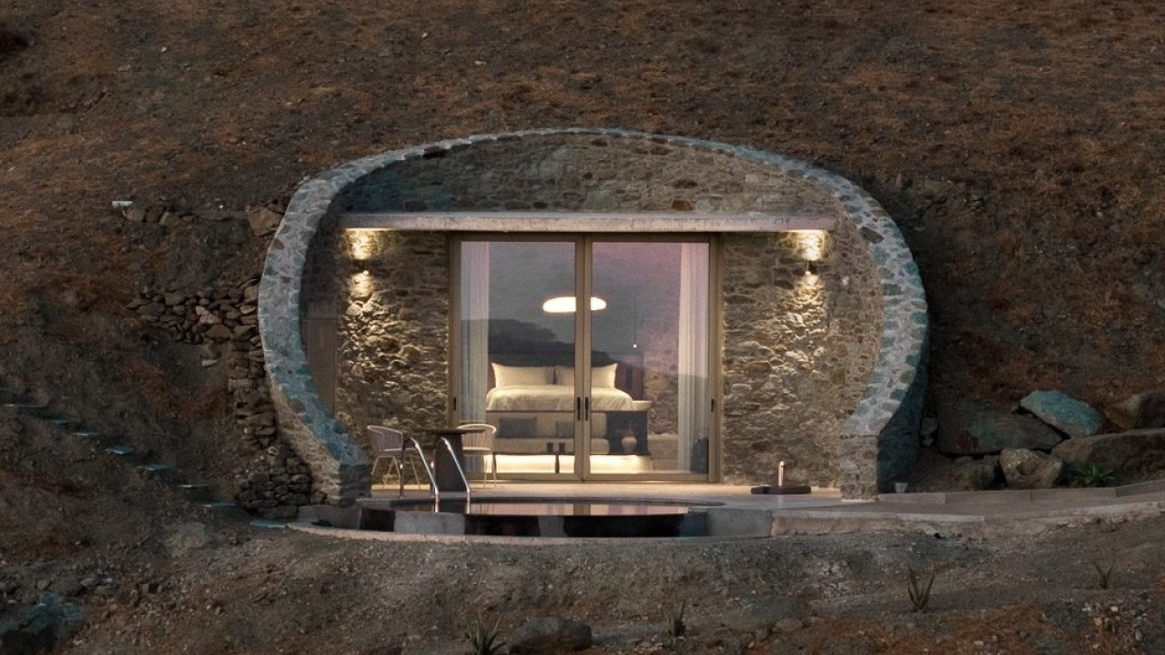 Podzemni hotel na otoku sagrađen za bijeg: Luksuz ukopan u stijenu s ludim pogledom