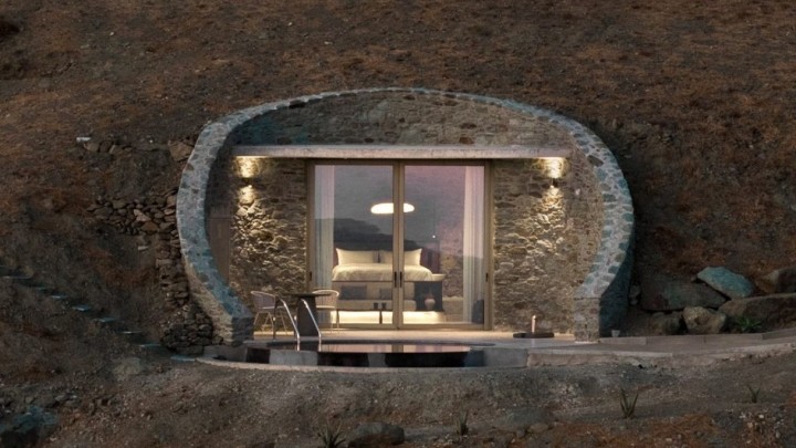 Podzemni hotel na otoku sagrađen za bijeg: Luksuz ukopan u stijenu s ludim pogledom
