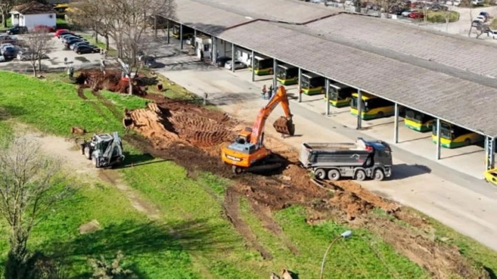 U istarskoj garaži se gradi velika punionica za 14 električnih autobusa