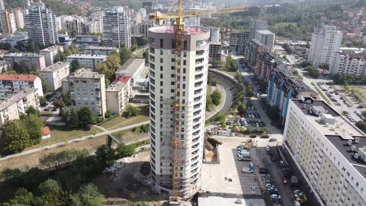 Konačno useljiva luksuzna zgrada s heliodromom, stanovi davno prodani za 1.200 eura po kvadratu