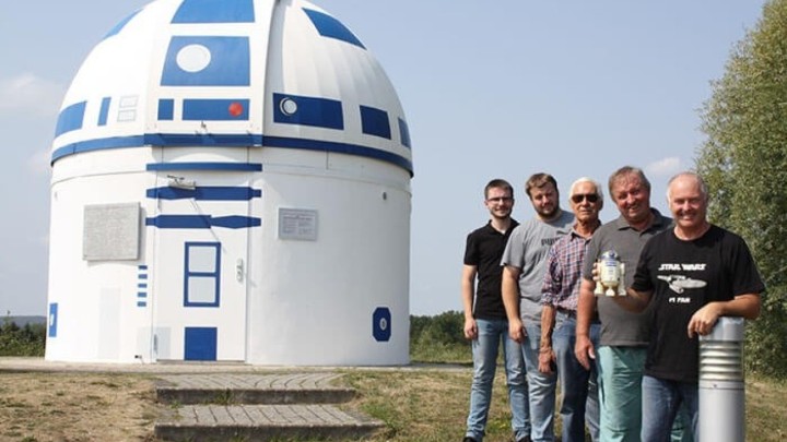 Sveučilišni profesor pretvorio opservatorij u omiljenog lika iz Ratova zvijezda