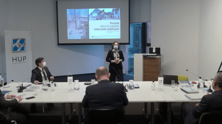 HUP prezentirao proces obnove zgrada oštećenih potresom