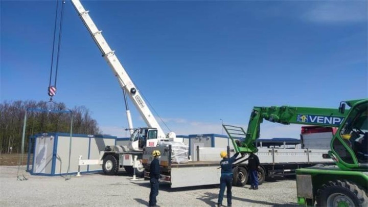 U Mošćenicu stigla donacija iz Italije: Postavljaju se mobilne stambene jedinice