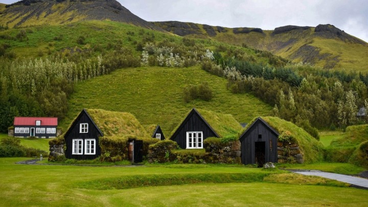 Islandske travnate kuće i prirodna toplinska izolacija
