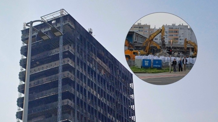 Galerija: Vjesnik više nije Vjesnik, stari natpisi s krova zauvijek su otišli, odašiljač i dalje na vrhu