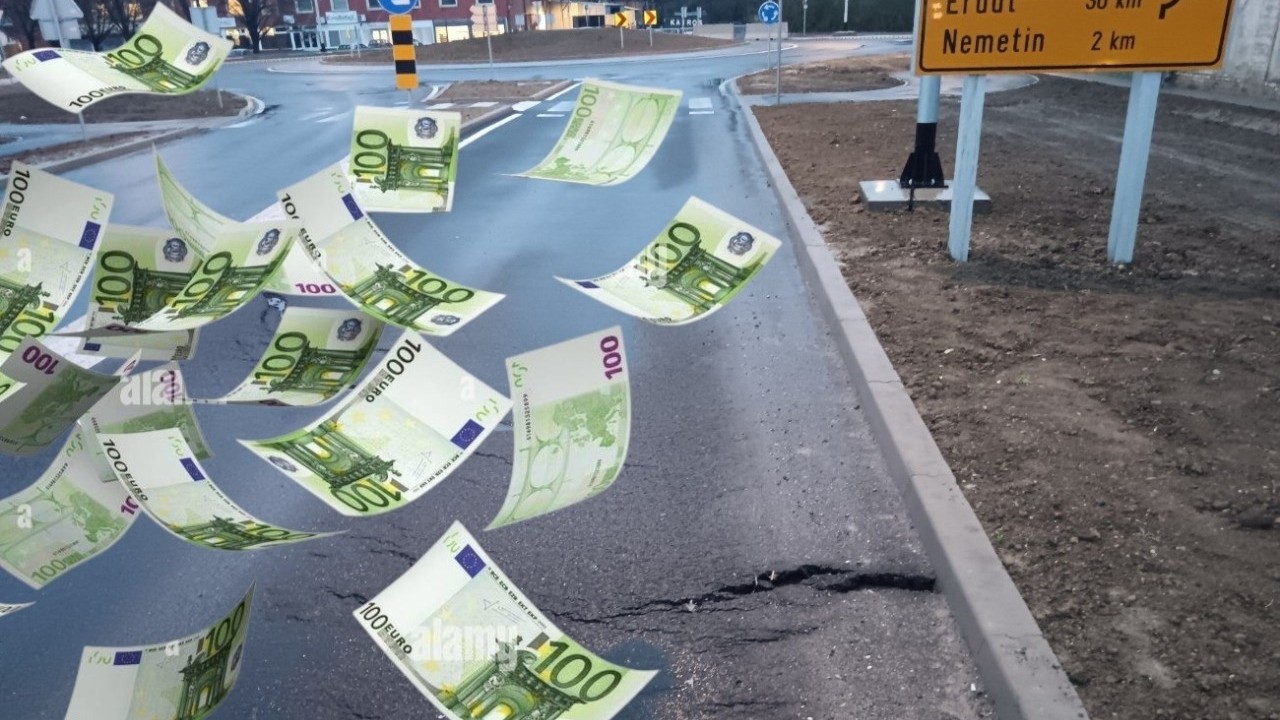 Kružni tok na novom ulazu u Osijek u raspadu nakon samo 3 mjeseca, pušten u rad bez tehničkog pregleda