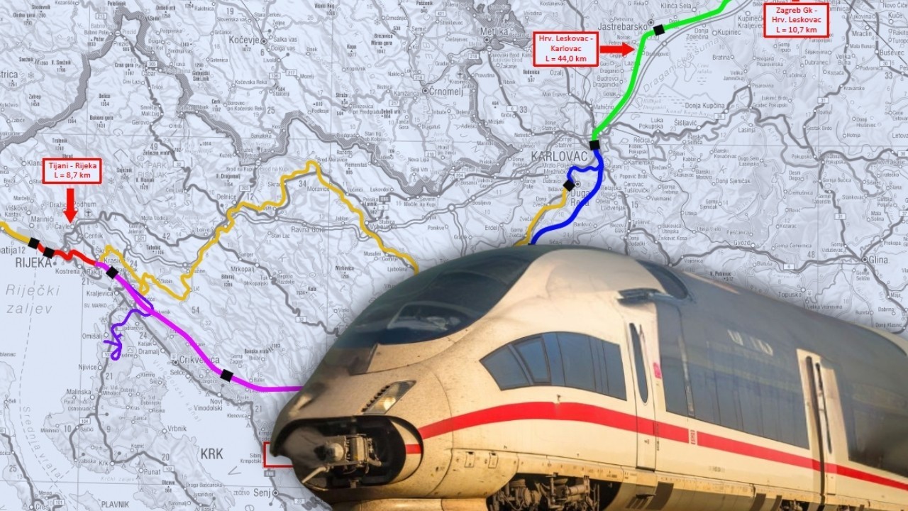 Krenule pripreme za jedan od najvećih projekata HŽ-a: Za 700 milijuna eura 17 vijadukata i 14 tunela