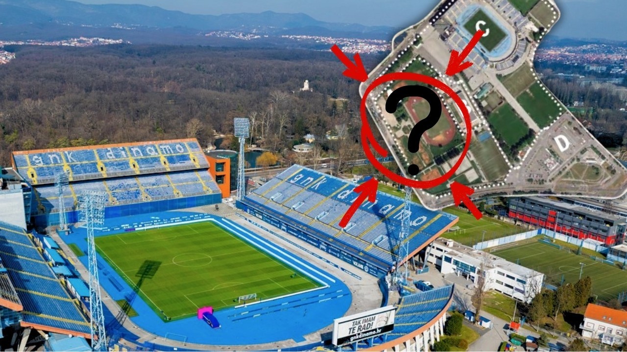 Četiri faze izvedbe Maksimira: Prva uopće nije nogometni teren, već dvorane za ove sportove