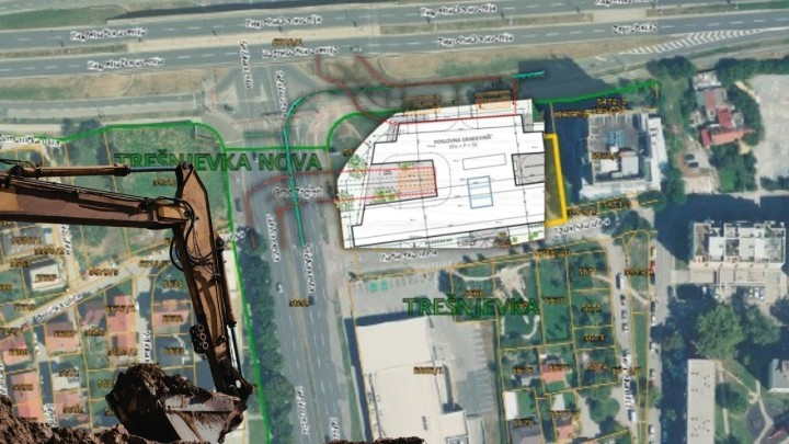 Na ovoj parceli od 3.500 četvornih metara gradit će se novo milijunsko sjedište Hrvatskih cesta