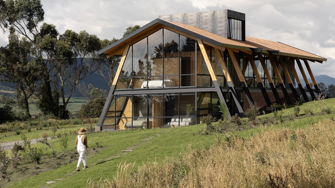 Kuća u Andama kao gledalište na vulkanski krajolik: 300 kvadrata za život u bajci