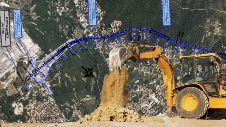 Gradi se akvadukt na novoj brzoj cesti, bit će dug 40 metara i smanjiti troškove