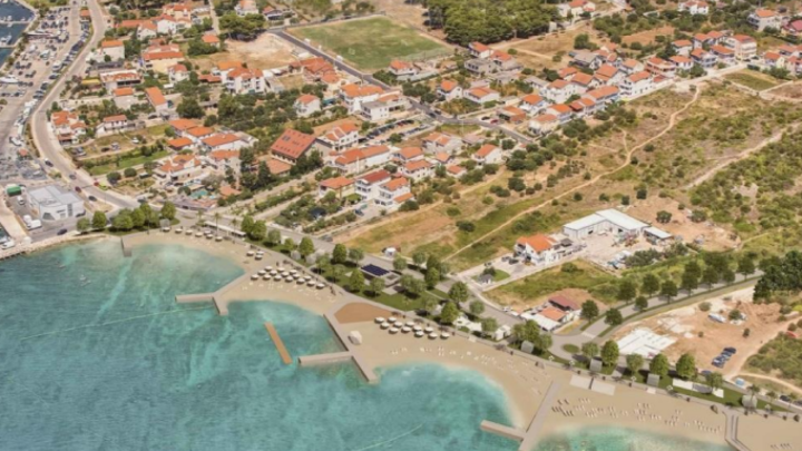 Kakva preobrazba dalmatinske plaže: Bit će široka do 30 metara, a stižu novi kafić i šetnica