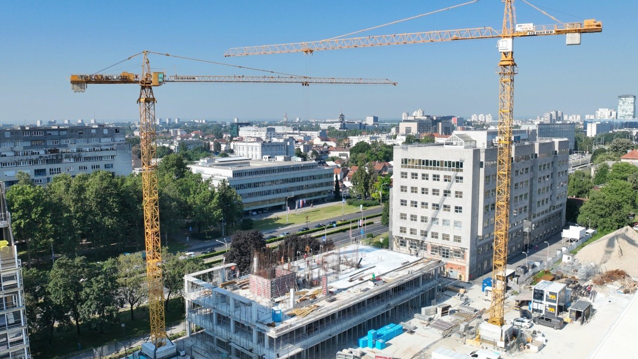 Galerija gradilišta: Domaći građevinski div gradi novo poslovno sjedište na Vukovarskoj, nova vizura je već tu