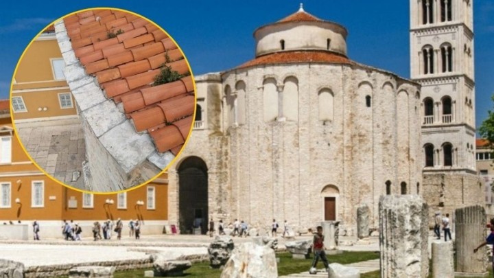 Vlaga i korov pojeli statiku krovišta Sv. Donata! Ide sanacija od 1,3 milijuna eura