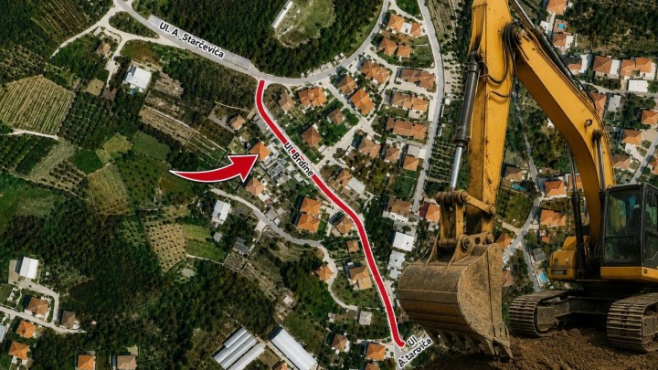 Split od makadama i tankog betona radi pravu prometnicu, ručni iskopi samo uz prisutnost vlasnika