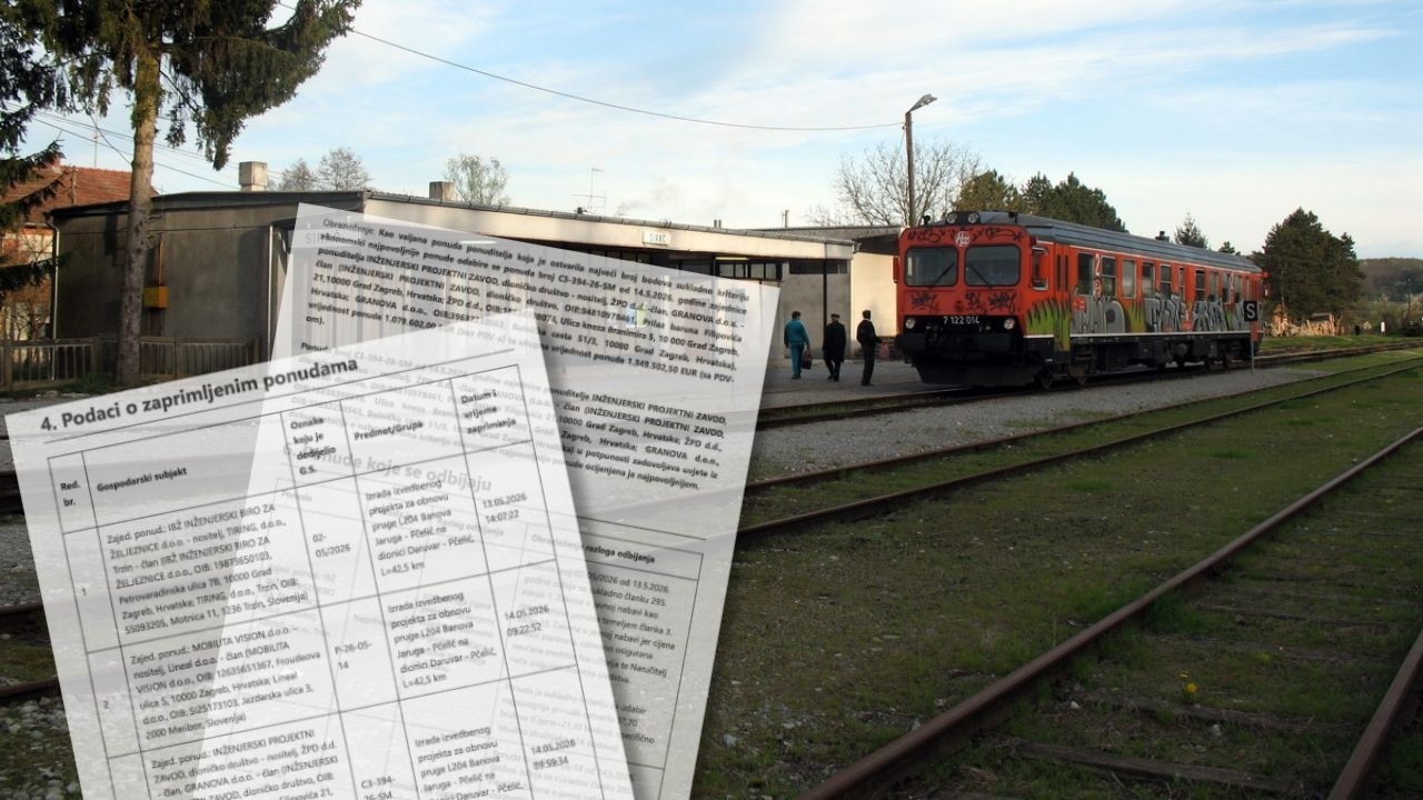 Povratak vlakova u zapadnu Slavoniju! Odabrani projektanti ponudili točno koliko je HŽ osigurao