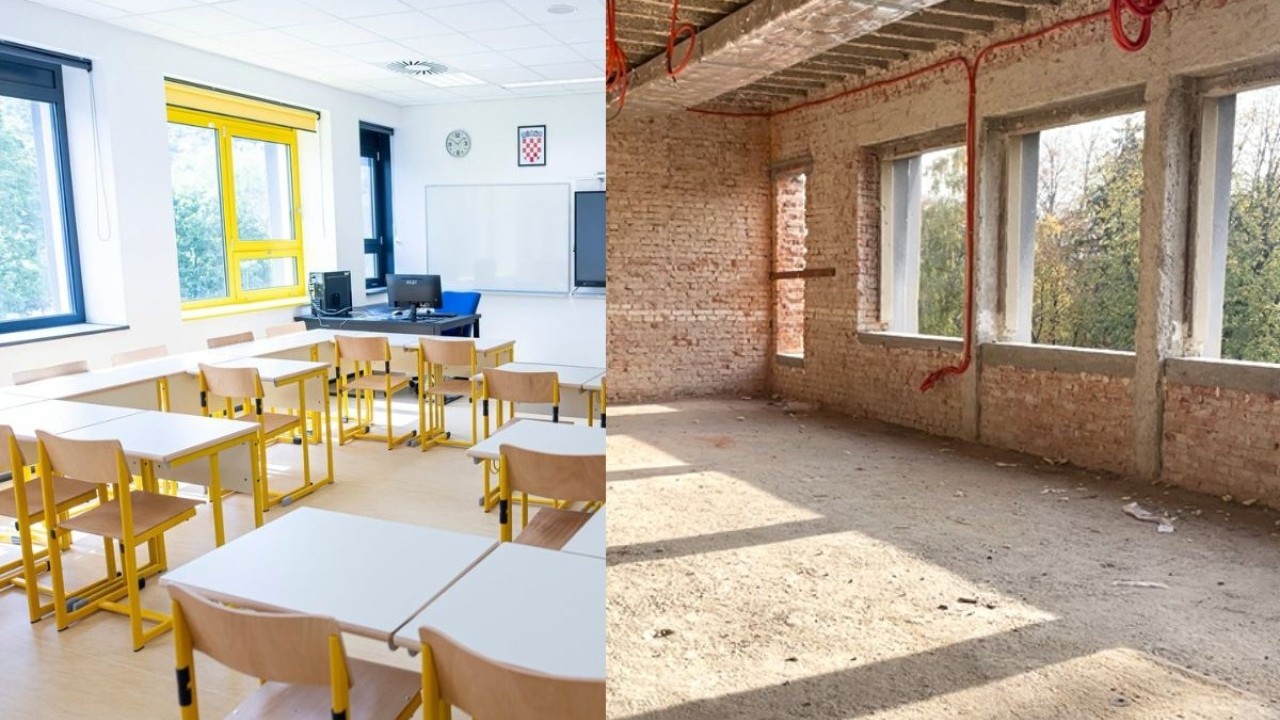 Bili smo na gradilištu, sada je sve gotovo: Stara vojarna postala moderna škola za stotine učenika