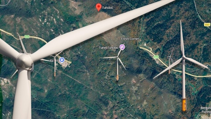 Nova vjetroelektrana u zoni snažne bure: Područjem već prolazi jedan od najvažnijih tunela na autocesti