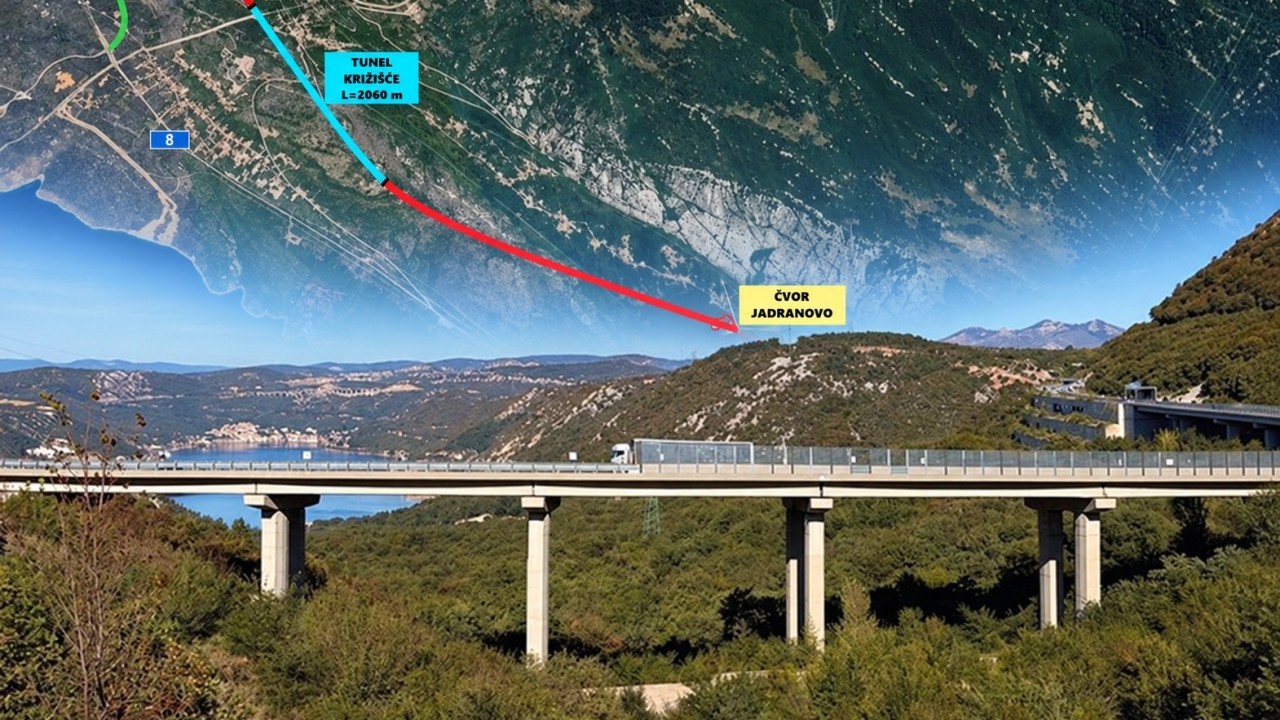 Otvoreno hrvatsko gradilište od 150 milijuna eura: Dvocijevni tunel, 2 vijadukta i 2 podvožnjaka za 3 godine
