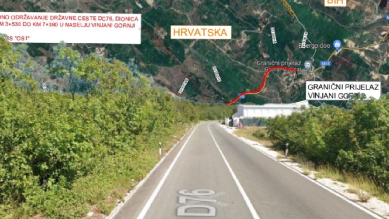 Cesta uz granicu s BiH ide na veliko preuređenje: Svaki kilometar stajat će gotovo milijun eura