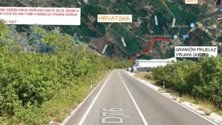 Cesta uz granicu s BiH ide na veliko preuređenje: Svaki kilometar stajat će gotovo milijun eura